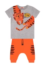 Roar Tiger Boys' T-shirt and Capri Shorts Set