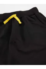 Şimşek Maske Erkek Çocuk T-shirt Kapri Şort akım