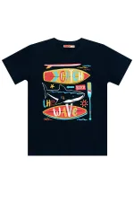 Catch Wave Erkek Çocuk T-shirt Kapri Şort Takım