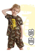 Skateboard Dino Boys' T-shirt and Shorts Set