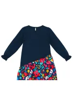 Süslü Leo Kız Çocuk Elbisesi