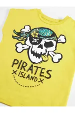 Hawaii Erkek Çocuk T-shirt Şort Bandana Takım