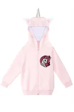 Unicorn Kapişonlu Kız Çocuk Sweat