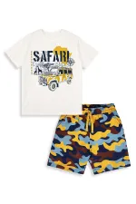 Safari  Erkek Çocuk T-shirt Şort Takım
