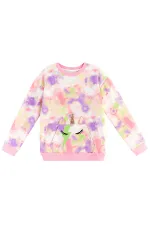 Unicorn Batik Desenli Kız Çocuk Eşofman Takım