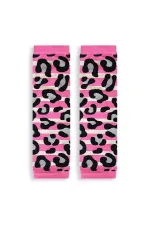 Leopar Desenli Kız Çocuk Tozluk