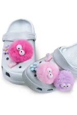 Pantoufles à pompons pour fille