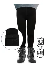 Leggings pour enfants doublés en tissu éponge