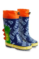 Colorful Dinosaur Boys' Rain Boots