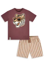 Cool Tiger Erkek Çocuk T-shirt Şort Takım