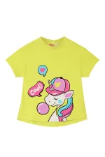 Cool Unicorn Kız Çocuk T-shirt Lila Tayt Takım
