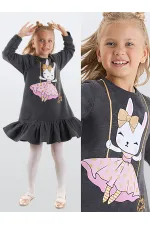 Robe de fille lapin pailletée