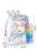 Unicorn Hologram Kız Çocuk Okul Sırt Çantası