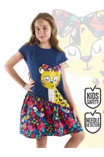 Süslü Leo Kız Çocuk Elbisesi