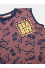 Sea T-shirt Erkek Çocuk T-shirt Kapri Şort Takım