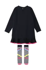 Perçem Kız Çocuk Elbise + Çorap