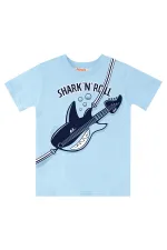 Shark'n Roll Erkek Çocuk T-shirt Kapri Şort Takım