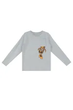 Cepte Kaplan Erkek Çocuk T-shirt Pantolon Takım