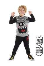 Çizgili Korsan Erkek Çocuk T-shirt Pantolon Takım