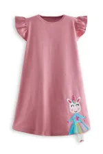 Robe d'été rose Lilycorn pour fille