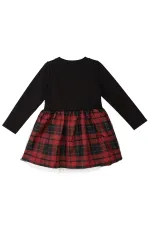 Robe de petite fille à motif chaton