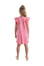 Ayıcıklar Kız Çocuk Pembe Elbise