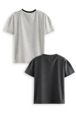 Just Smile Erkek Çocuk 2'li T-shirt Takım