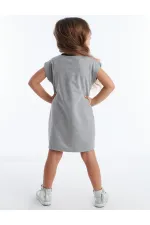 Robe licorne grise pour fille