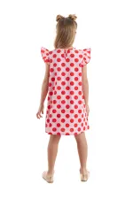 Robe en popeline rose Chubby Cat Girl