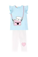 Girl's Tunic and Leggings Set in Bag