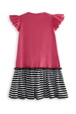 Robe d'été fuchsia Kitty Girl