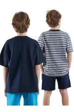 Erkek Çocuk Basic Oversize 2'li T-shirt Takım Erkek Çocuk Basic Oversize 2'li T-shirt Takım