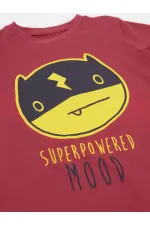 Super Güçlü Erkek Çocuk T-shirt Şort Takım