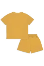 Oversize Hardal Unisex T-shirt Şort Takım