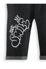 Just Smile Erkek Çocuk T-shirt Kapri Şort Takım