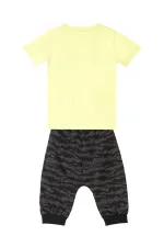 Sharks Erkek Çocuk T-shirt Kapri Şort Takım