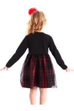 Robe de petite fille à motif chaton