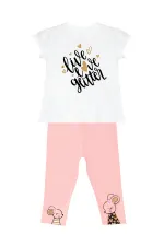 Sevimli Fareler Kız Çocuk T-shirt Tayt Takım