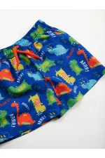 Dinosaur Boy's Navy Blue Swim Shorts