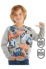 Sevimli Arabalar Erkek Çocuk Sweat