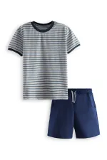 Ensemble t-shirt et short basique pour garçon