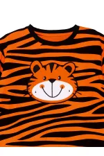 Kaplan Aplikeli Erkek Çocuk Sweat