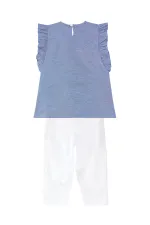 Deniz Kedisi Kız Çocuk Tunik Tayt Takım