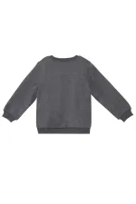 Kedi Erkek Bebek Koyu Gri Eşofman Takım