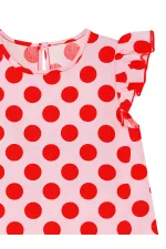 Robe en popeline rose Chubby Cat Girl