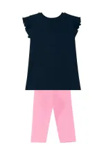 Unicorn Gücü Kız Çocuk T-shirt Tayt Takım