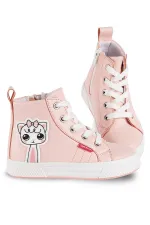 Kedicik Pembe Kız Çocuk Spor Ayakkabı Spor Ayakkabı