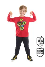 Hi Gang Erkek Çocuk T-shirt Pantolon Takım Hi Gang Erkek Çocuk T-shirt Pantolon Takım