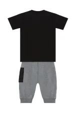 Bisiklet Erkek Çocuk T-shirt Kapri Şort Takım