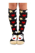 Glittery Cat Girl's Socks